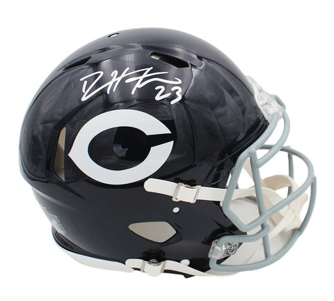 Devin Hester Signed Chicago Bears Speed Authentic 1960 Classic Dark Blue Helmet