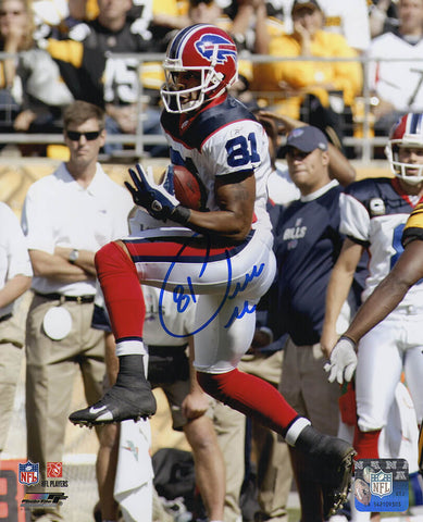 Peerless Price Signed Bills White Jersey Action With Ball 8x10 Photo - (SS COA)
