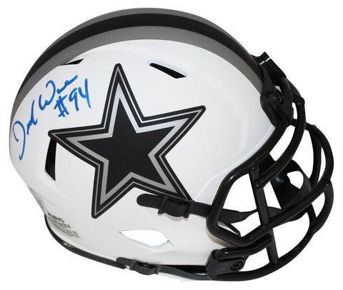 Demarcus Ware Autographed Dallas Cowboys Lunar Mini Helmet Beckett 40498