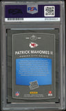 2017 Donruss Optic Rated Rookie Patrick Mahomes RC Blue PSA/DNA Auto GEM MINT 10