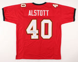 Mike Alstott Signed Tampa Bay Buccaneers Jersey (Beckett COA) 6xPro Bowl F.B.
