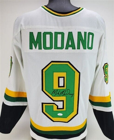 Mike Modano Signed Minnesota North Stars Jersey (JSA COA) 1988 #1 Draft Pick HOF