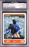 Melvin (BJ) Upton Authentic Signed 2002 Justifiable #38 Rookie Card PSA/DNA Slab
