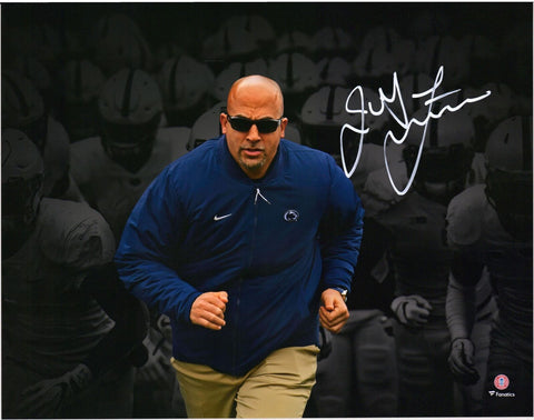 James Franklin Penn State Nittany Lions Signed 11"x 14" Spotlight Photograph