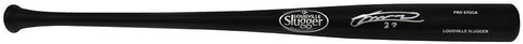 Vladimir Guerrero Jr Signed Louisville Slugger Black Baseball Bat (SCHWARTZ COA)