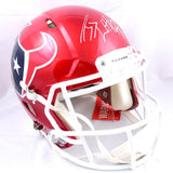 JJ Watt Autographed Texans F/S Flash Speed Authentic Helmet-Beckett W Hologram