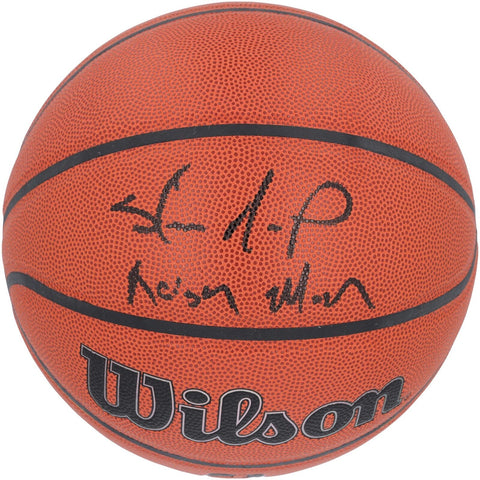 Signed Shawn Kemp Supersonics Basketball