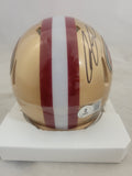 RICKY PEARSALL SIGNED SAN FRANCISCO 49ERS SPEED MINI HELMET BECKETT QR