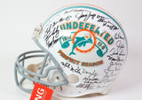 Miami Dolphins 1972 Perfect Season Pro Helmet - Over 40 signatures w/ JSA LOA
