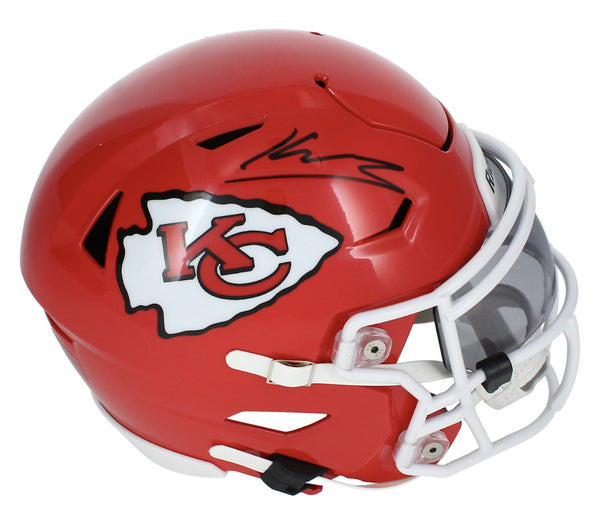 Kenneth Walker III Autographed Chiefs Mid-Size Speedflex MIDI Helmet Beckett