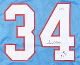 Earl Campbell Signed Houston Oilers Jersey / 5xPro Bowl Running Back (PSA)