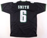 DeVonta Smith Signed Philadelphia Eagles Black Jersey (Beckett) 2020 Heisman W.R