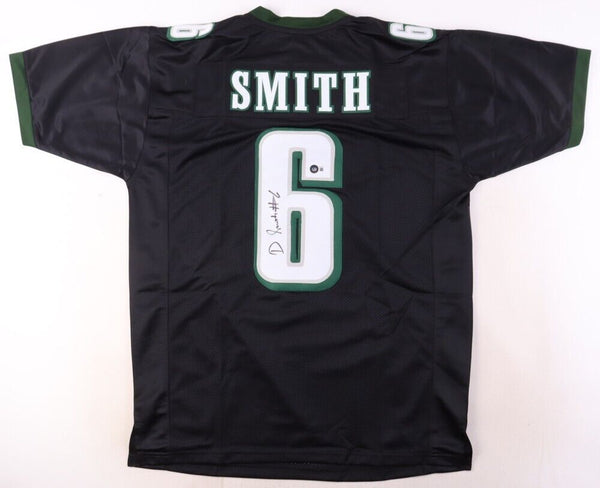 DeVonta Smith Signed Philadelphia Eagles Black Jersey (Beckett) 2020 Heisman W.R