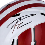 Russell Wilson Wisconsin Badgers Signed Riddell Speed Replica Helmet