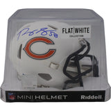 Roquan Smith Autographed/Signed Chicago Bears Mini Helmet Beckett 46949