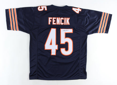 Gary Fencik Signed Chicago Bears Jersey (JSA COA) 2xPro Bowl Def. Back / Hitman
