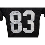 Ted Hendricks Autographed/Signed Pro Style Black Jersey HOF Beckett 42613