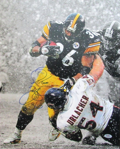 Jerome Bettis HOF Signed/Auto 16x20 Photo Pittsburgh Steelers PSA/DNA 203392