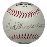 TED WILLIAMS Autographed Red Sox Stat Mural Baseball BECKETT LE 1000