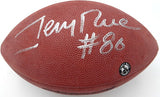 Jerry Rice & Steve Largent Autographed NFL Leather Football Beckett QR #BS30338