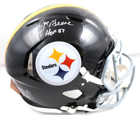 Joe Greene Signed Steelers 63-76 Speed Authentic F/S Helmet w/HOF-Beckett W Holo