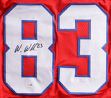 Wes Welker Signed New England Patriots Pro Cut Jersey (JSA) 5xPro Bowl W.R.