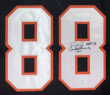 Eric Lindros Philadelphia Signed Framed Black Hockey Jersey HOF 16 JSA ITP