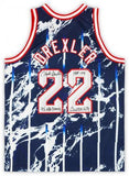 Clyde Drexler Rockets Signed Mitchell & Ness 96-97 Swingman Jersey w/Inscs-LE 15