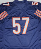 Chicago Bears Linebacker JACK SANBORN Signed Custom Replica Navy Jersey - BAS