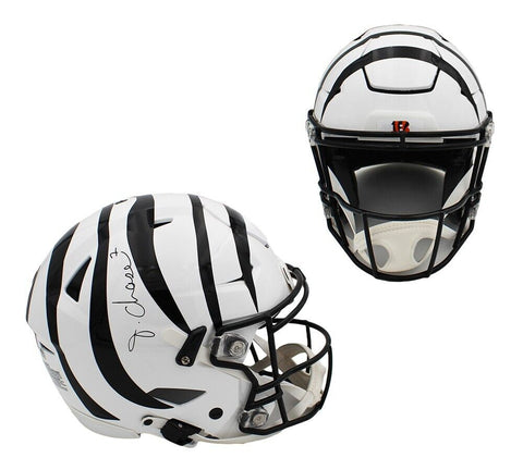 Ja'Marr Chase Signed Cincinnati Bengals Speed Flex Authentic Alternate Helmet