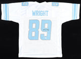 Brock Wright Signed Lions Jersey (JSA COA)Detroit Starting Tight End/ Notre Dame