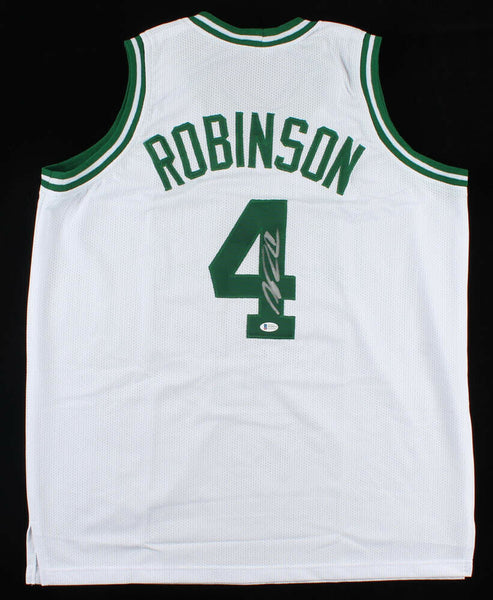 Nate Robinson Signed Boston Celtics Jersey (Beckett COA) 3xNBA Slam Dunk Champ