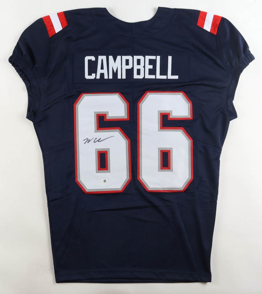 Will Campbell Signed New England Patriots Jersey (Beckett) 2025 #4 Overall Pick