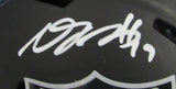 Davante Adams Signed/Auto Raiders Black Eclipse Mini Helmet Beckett 200940