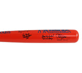 9 New York Mets Alumni Signed Cooperstown Orange MLB Bat- Duffy Dyer, Barry Lyon