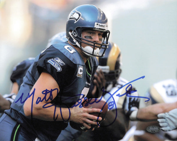 Matt Hasselbeck Autographed Signed 8x10 Photo Seattle Seahawks MCS Holo #63019