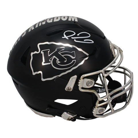 Patrick Mahomes Autographed "Chiefs Kingdom" Authentic SpeedFlex Helmet Beckett