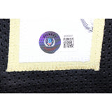 Deion Sanders Autographed College Style Black Stat Jersey Prime BAS 42779