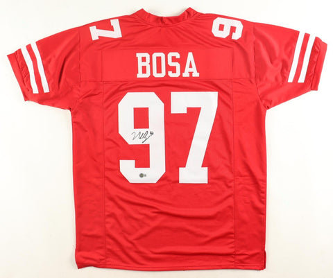 Nick Bosa Signed 49ers Jersey (Beckett) San Francisco 1st Round Pick #2 in 2019