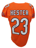 Devin Hester HOF Signed/Auto Orange Broncos Football Jersey Beckett 208182