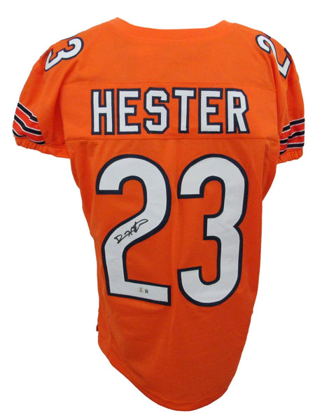 Devin Hester HOF Signed/Auto Orange Broncos Football Jersey Beckett 208182