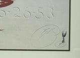 Brett Livingstone Strong Signed Framed 29x33 Marilyn Monroe Lithograph