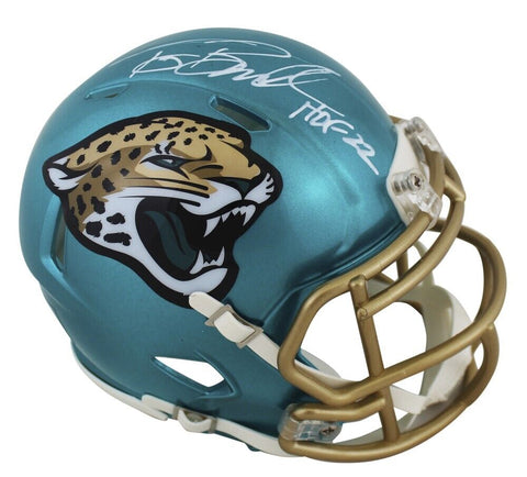 Tony Boselli Signed Jacksonville Jaguar Mini Helmet Inscribed "HOF 22" (Beckett)