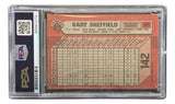 Gary Sheffield Signed 1989 Bowman #142 Milwaukee Brewers Rookie Card PSA