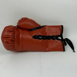 Autographed/Signed MIKE TYSON Red Everlast Boxing Glove Athlete Hologram COA