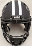 RUSSELL WILSON AUTO WISCONSIN ECLIPSE BLACK FULL SIZE HELMET RW HOLO 194001