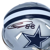 CeeDee Lamb Autographed Dallas Cowboys Mini Speed Helmet Fanatics