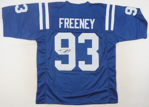 Dwight Freeney Signed Indianapolis Colts Jersey (JSA COA) 2002 1st Round Pick DE