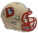 Riddell Denver Broncos Alt. Mini Helmet - Retro (2026 Design) "D" and Script