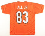Erick All Jr Signed Cincinnati Bengals Jersey (Beckett) 2024 Draft Pck Tight End